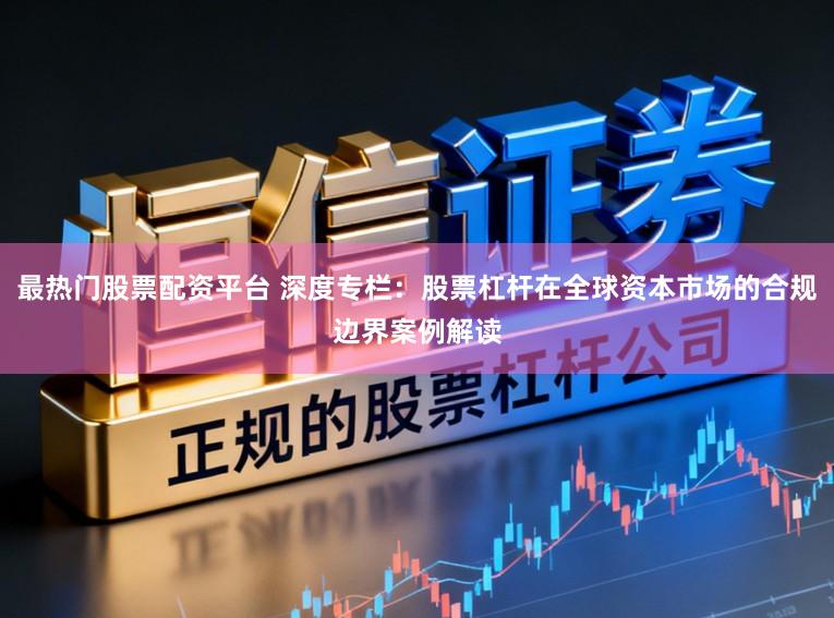 最热门股票配资平台 深度专栏：股票杠杆在全球资本市场的合规边界案例解读